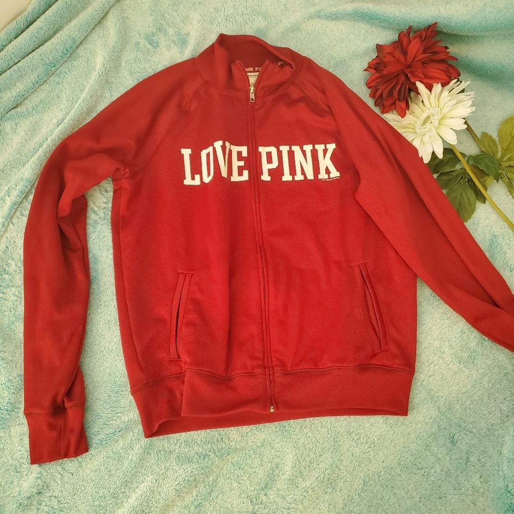 Great condition PINK Indiana university zip up